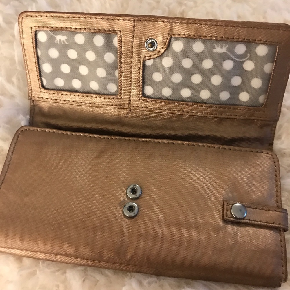 Kipling | Gold Multi Sectioned Wallet - image 5